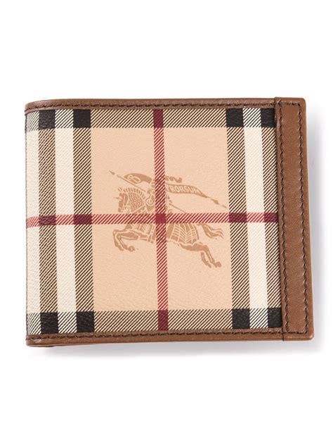 burberry id bifold wallet|Burberry wallet men's brown.